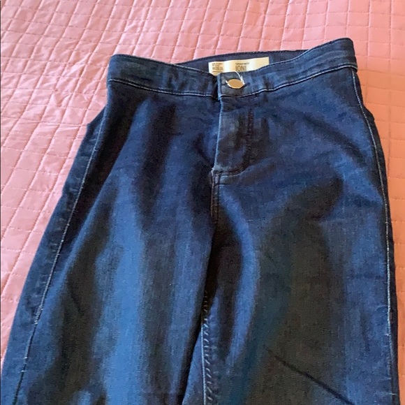 Moto Dark indigo Joni jeans  TopShop W26 L30 - Picture 7 of 8